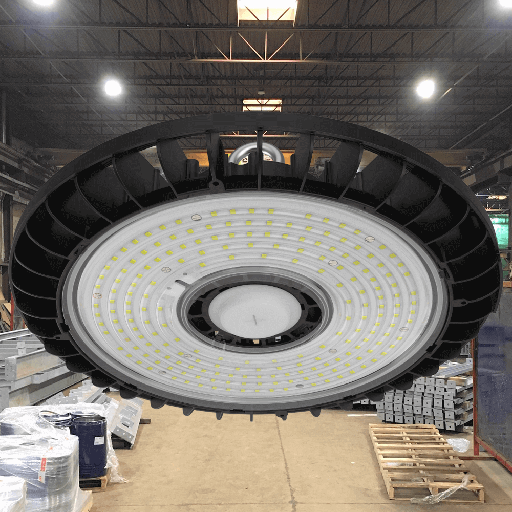 200 watt LED High Bay Smart Ready UFO 5000k 29300 Lumens cUL 120-347v 0-10v Dimmable 4 From LED Network