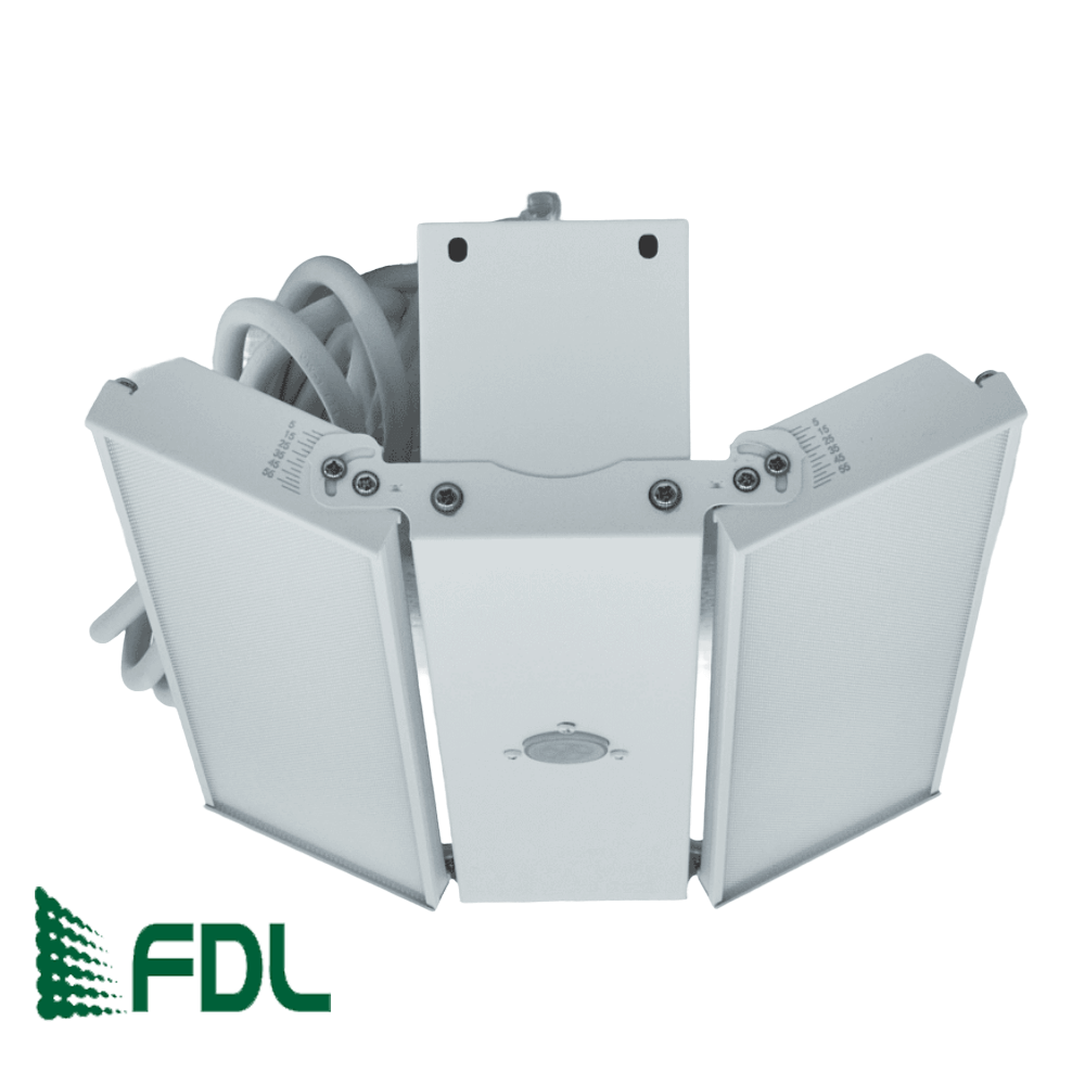 Foldable Linear LED High Bay 80W 100W 150W 3CCT Selectable DLC 120-347v  0-10v Dimmable Smart Ready ETL from LED Network