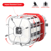 60 Watt Linkable LED Temporary Work Light Construction Light 5000k 8400 Lumens cETL 100-277v LED Network 6