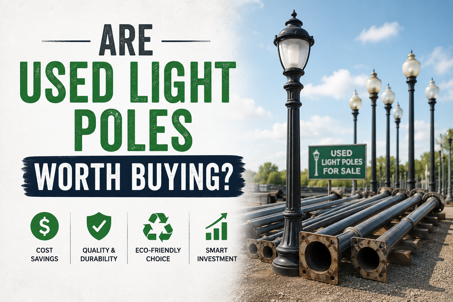 Are Used Light Poles Worth Buying