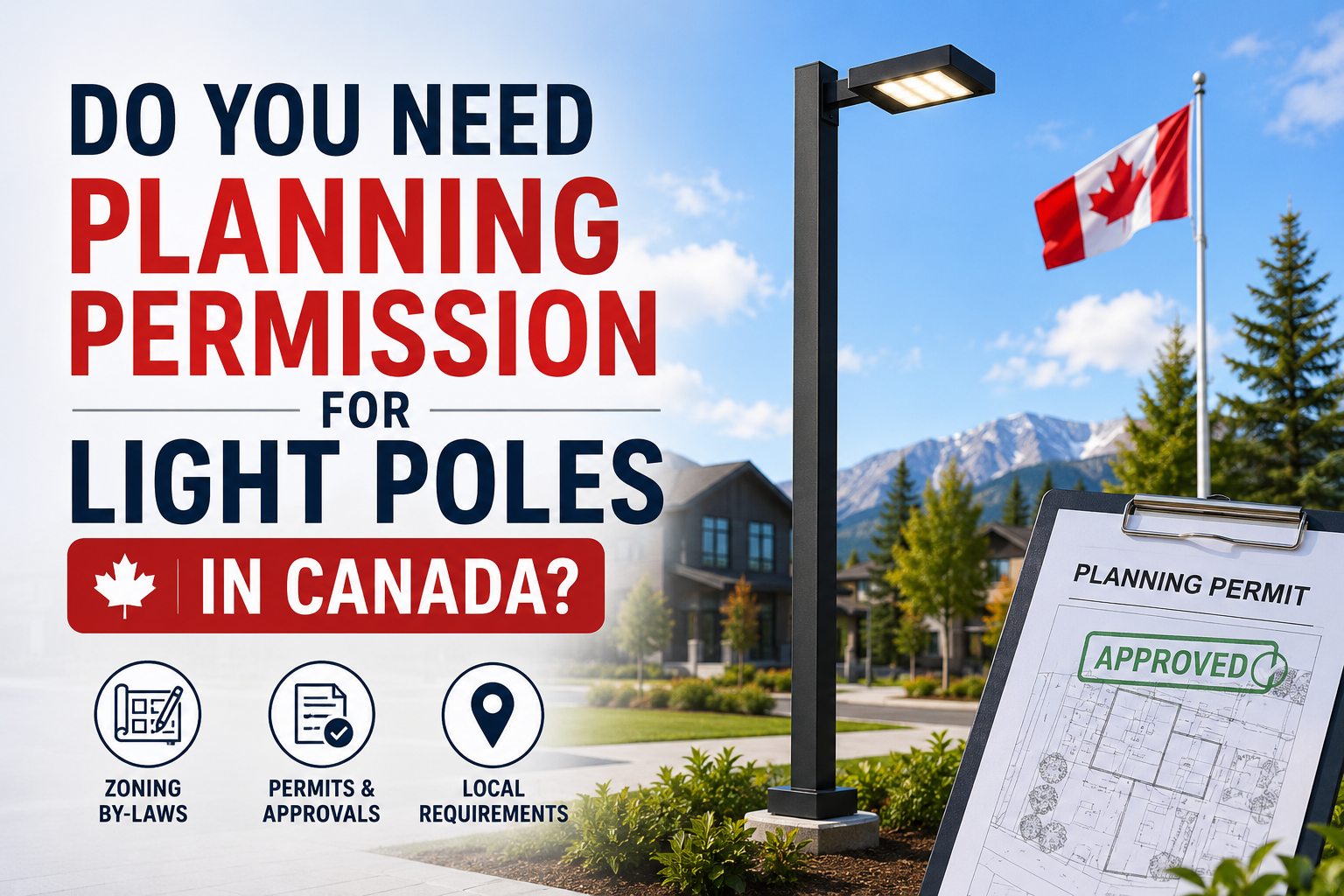 Do You Need Planning Permission for Light Poles in Canada