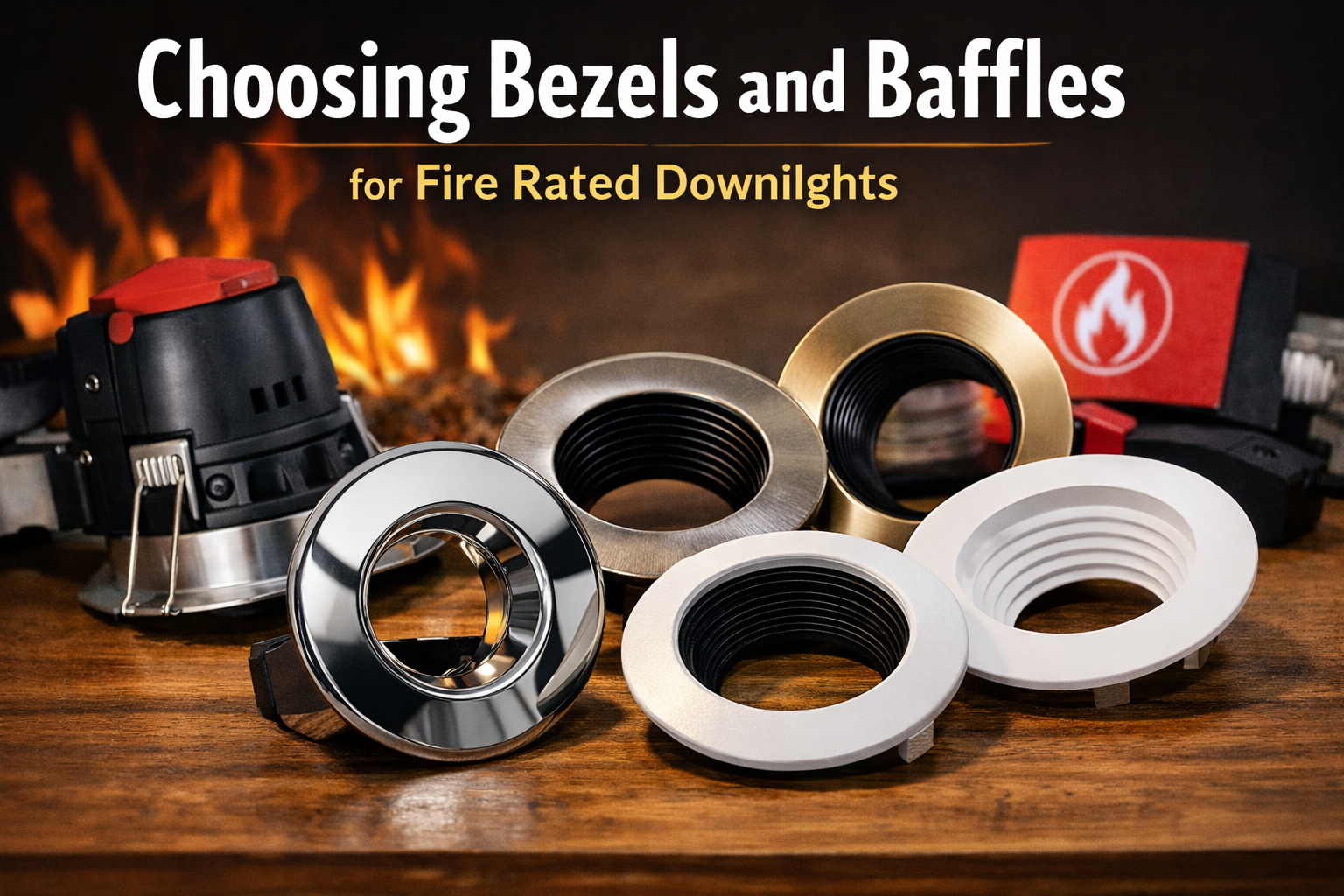 Rush Led Baffles Choosing Bezels and Baffles for Fire Rated Downlights