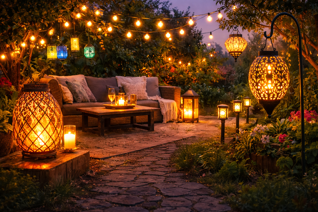 Create Atmosphere with Solar Decorative and Ambient Lighting