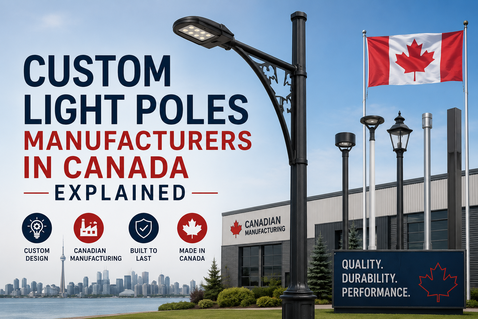 Custom Light Poles Manufacturers in Canada Explained