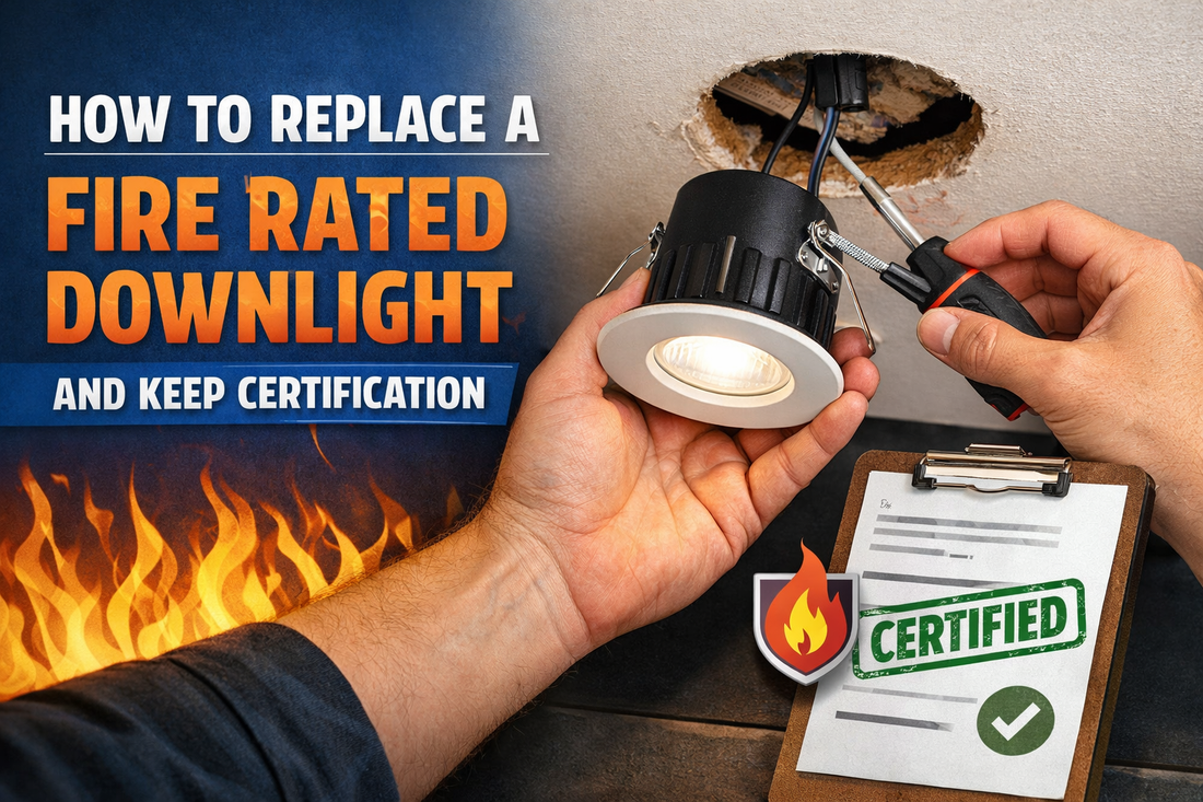 How to Replace a Fire Rated Downlight and Keep Certification