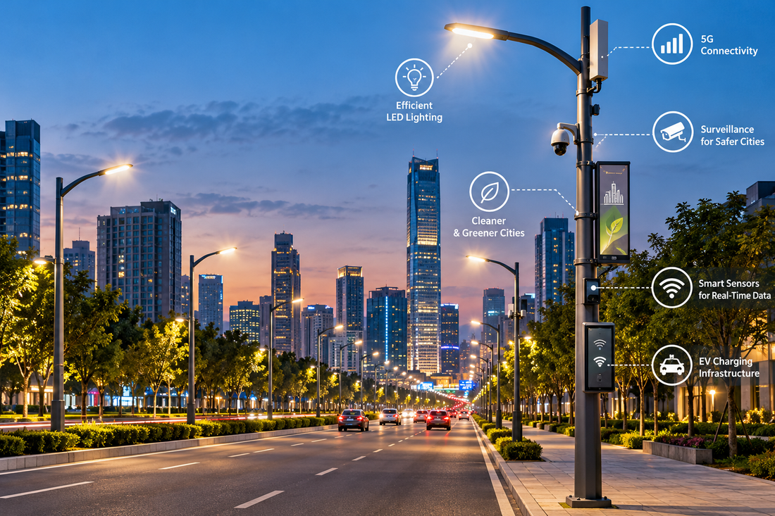 How Street Light Poles Support Modern Urban Infrastructure