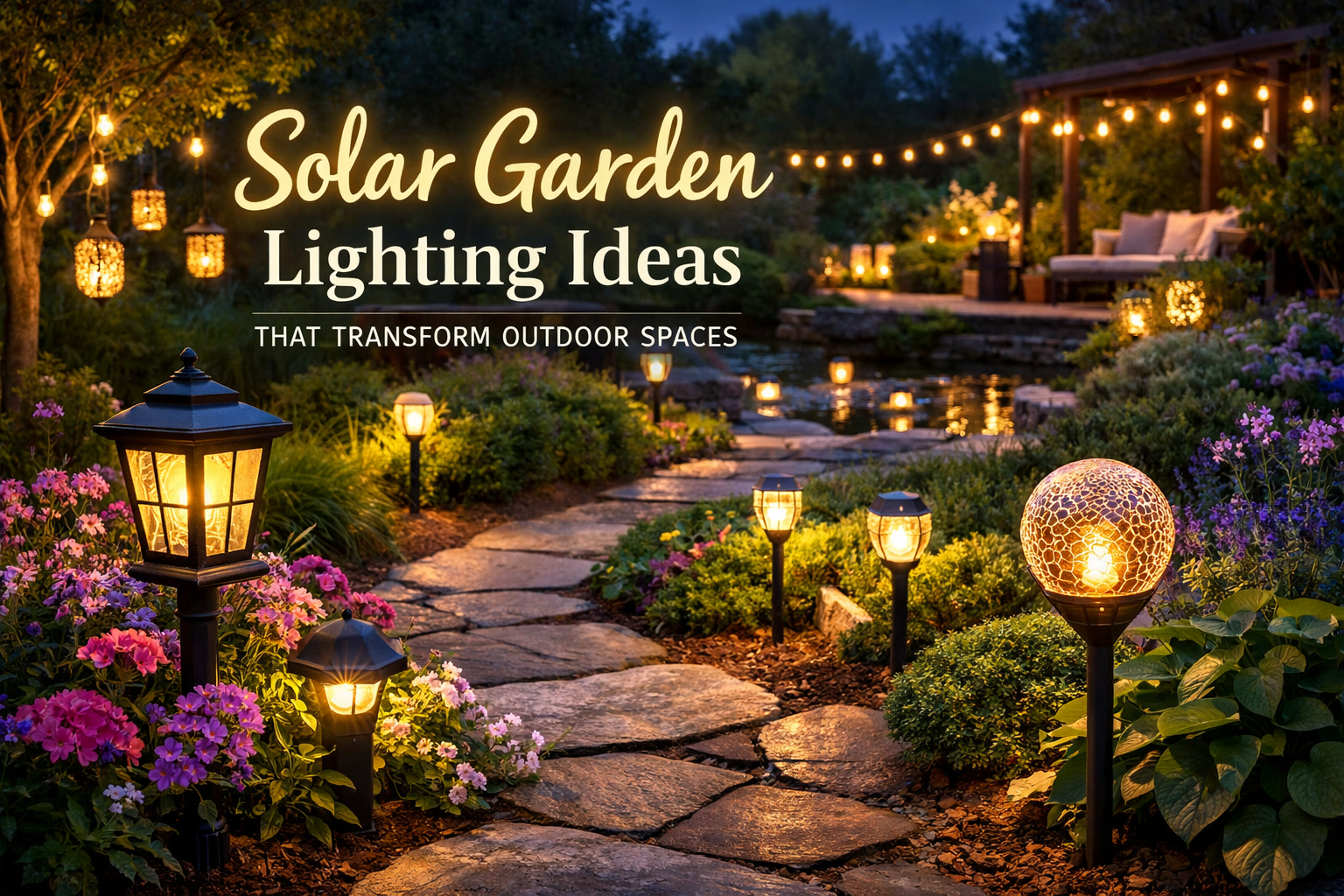 Solar Garden Lighting Ideas That Transform Outdoor Spaces