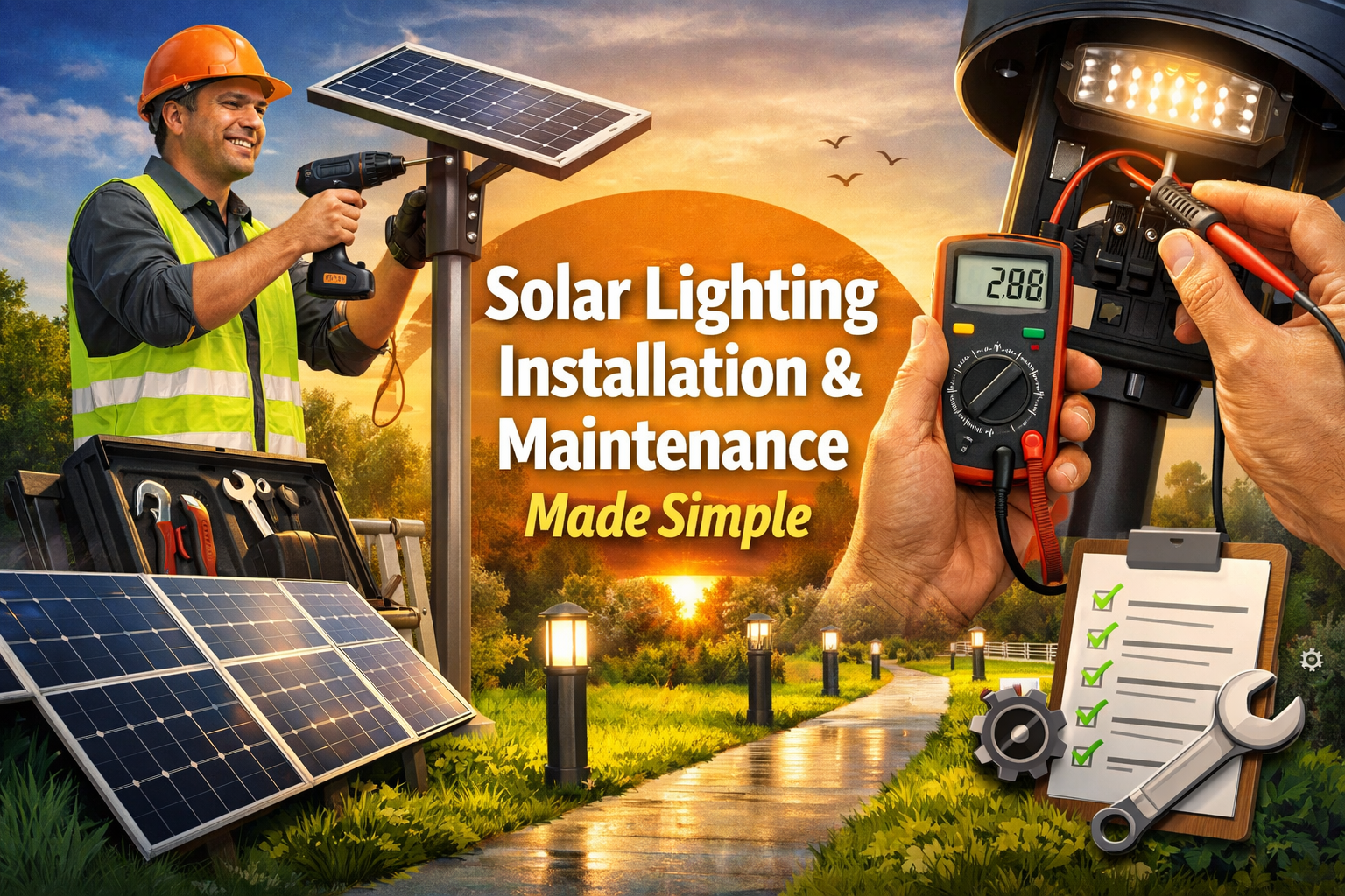 Solar Lighting Installation and Maintenance Made Simple