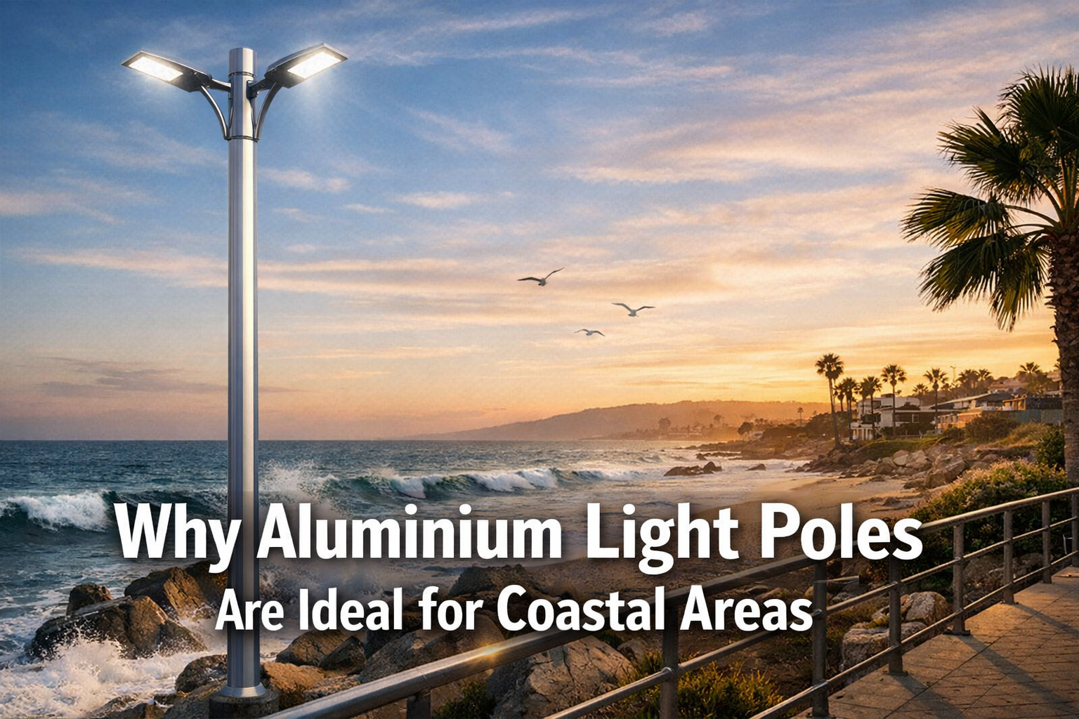 Why Aluminium Light Poles Are Ideal for Coastal Areas