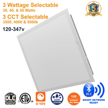 2x2 LED Panel Light Backlit with Sensor Base for PIR or NLC sensor/controller 3500K 4000K 5000K 30 Watts 40 Watts 50 Watts 120-347v 0-10v Dimmable ETL from LED Network