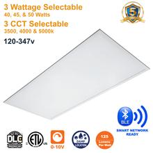 2x4 LED Panel Light Backlit with Sensor Base for PIR or NLC sensor/controller 3500K 4000K 5000K 40 Watts 45 Watts 50 Watts 120-347v 0-10v Dimmable ETL from LED Network