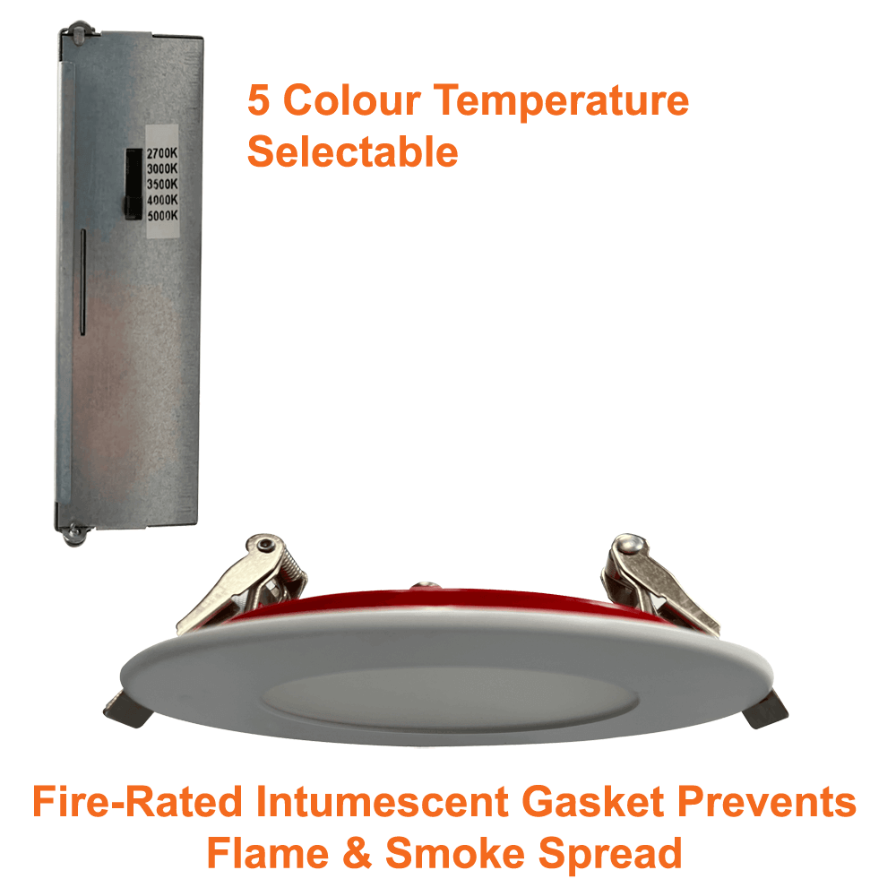 4” Fire Rated LED Downlight Recessed Fire Rated Pot Light 2 Hour Fire