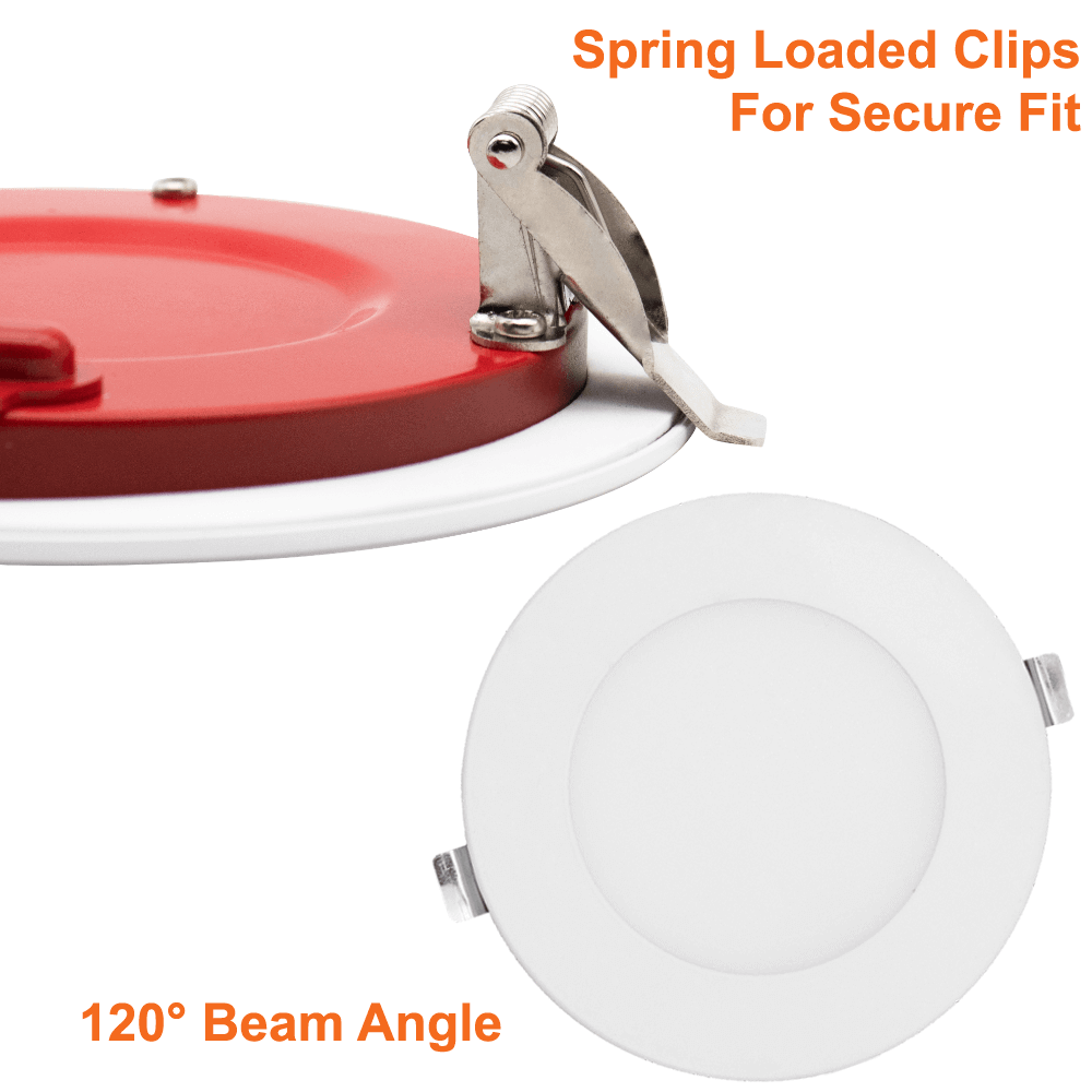 UL263, 3 Inch, Fire Rated Pot Light, Fire Rated Downlight, 8 Watts, 633 Lumens, Wet Rated, IC Contact Rated, Triac Dimmable, 5 CCT Selectable, ASTM E119, CAN ULC S101, 120v, White