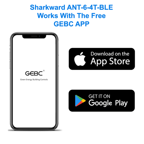 GEBC APP For Programming The Sharkward ANT-6-4T-BLE  Network Lighting Controls PIR High Bay Sensor and Controller From LED Network 