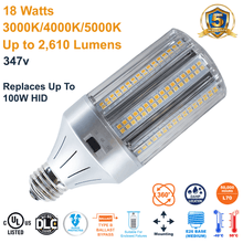 LED-8039E345CD-A 18 Watt 347v E26 Base Dimmable LED Retrofit Lamp for Bollards and Post Tops by Light Efficient Design Replaces Up To 100w HID Produces Up To 2610 Lumens 3CCT Selectable 3000K 4000K 5000K from LED Network
