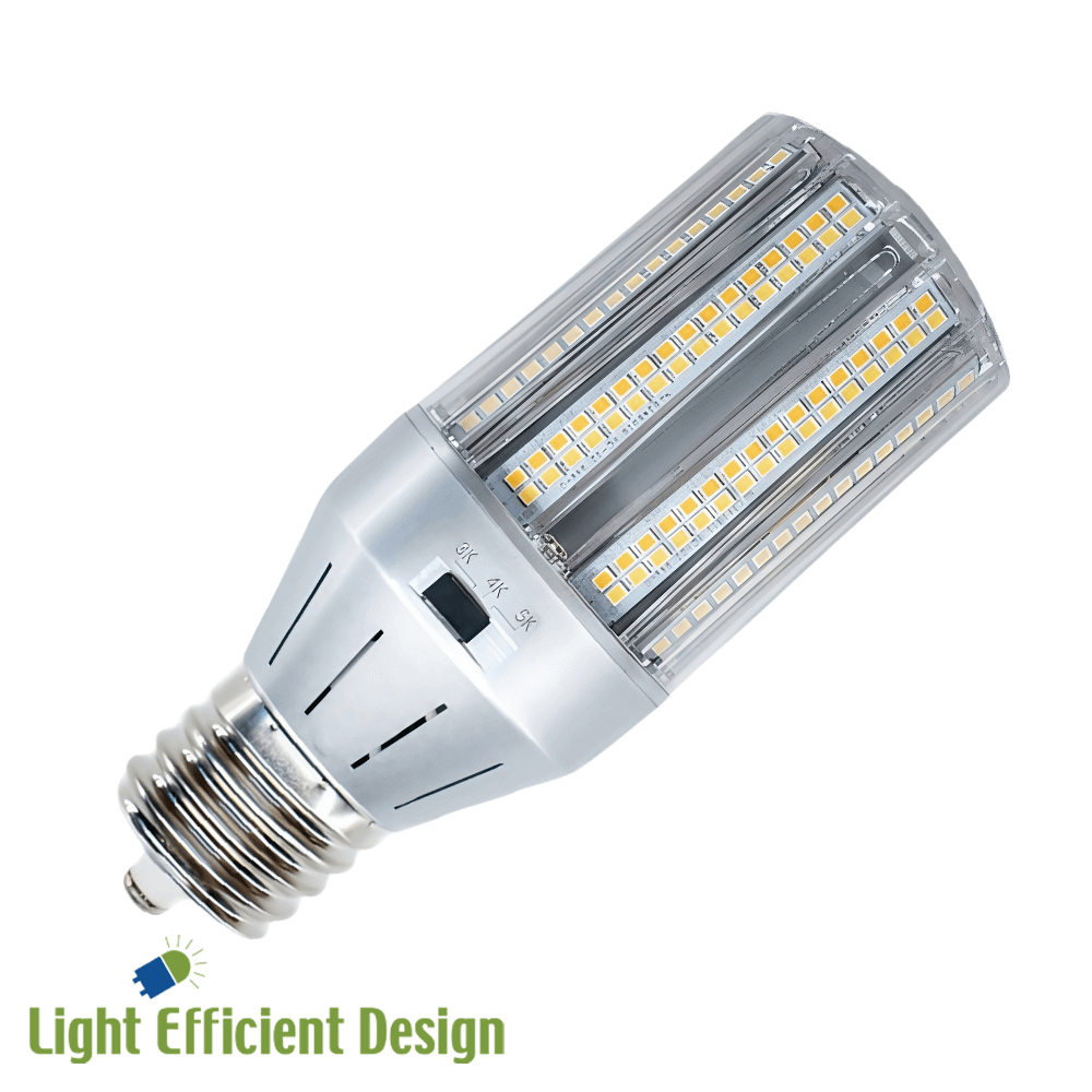 Light Efficient Design LED-8039M345-A 18 Watt 120-277v EX39 Base Bollard and Post Top B-type Ballast Bypass LED Retrofit Bulb Replaces 100w HID 3000k 4000k 5000k selectable producing up to 2,610 Lumens from LED Network