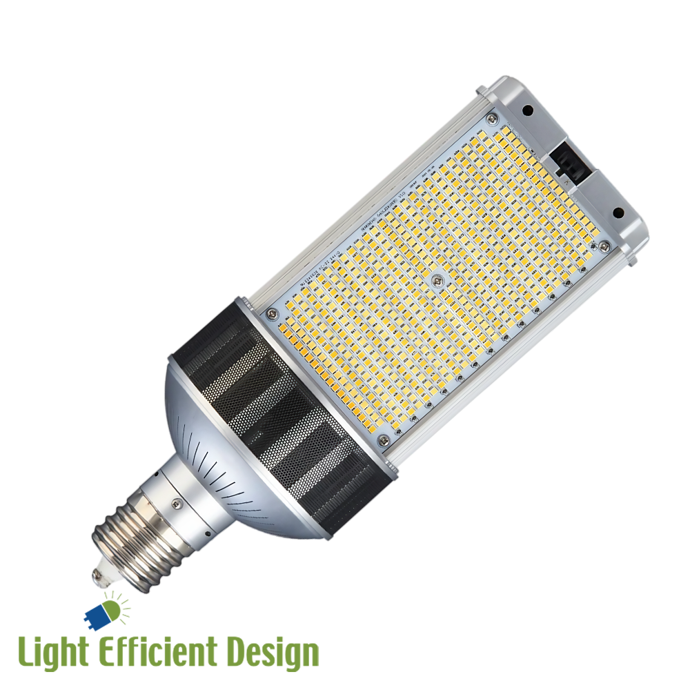 Light Efficient Design LED-8090M345D-G4 110 Watt 120-277 Volt B-type Ballast Bypass Retrofit Lamp  Replaces Up to 400 Watt EX39 Base HID Lamps, 10kA Surge Protection Active Cooling 3000K 4000K 5000K Selectable from LED Network