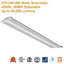 AA LED LHBSL340WUCCTW AA-900079UCCTW LED Linear High Bay 270W 340W 400W 4000K 5000K 120-347v UL DLC 0-10v Dimmable From LED Network
