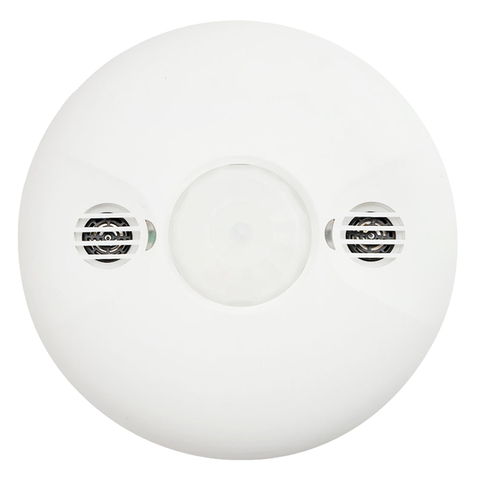 LNCMS-107D Dual Technology Networked Ceiling Occupancy Sensor PIR And Ultrasonic For Wireless Lighting Control System 120-277v UL DLC LN Wireless Lighting Controls From LED Network