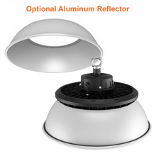 Optional Aluminum Reflector For 100 watt LED High Bay Smart Ready UFO 5000k 16400 Lumens cUL 120-347v 0-10v Dimmable From LED Network