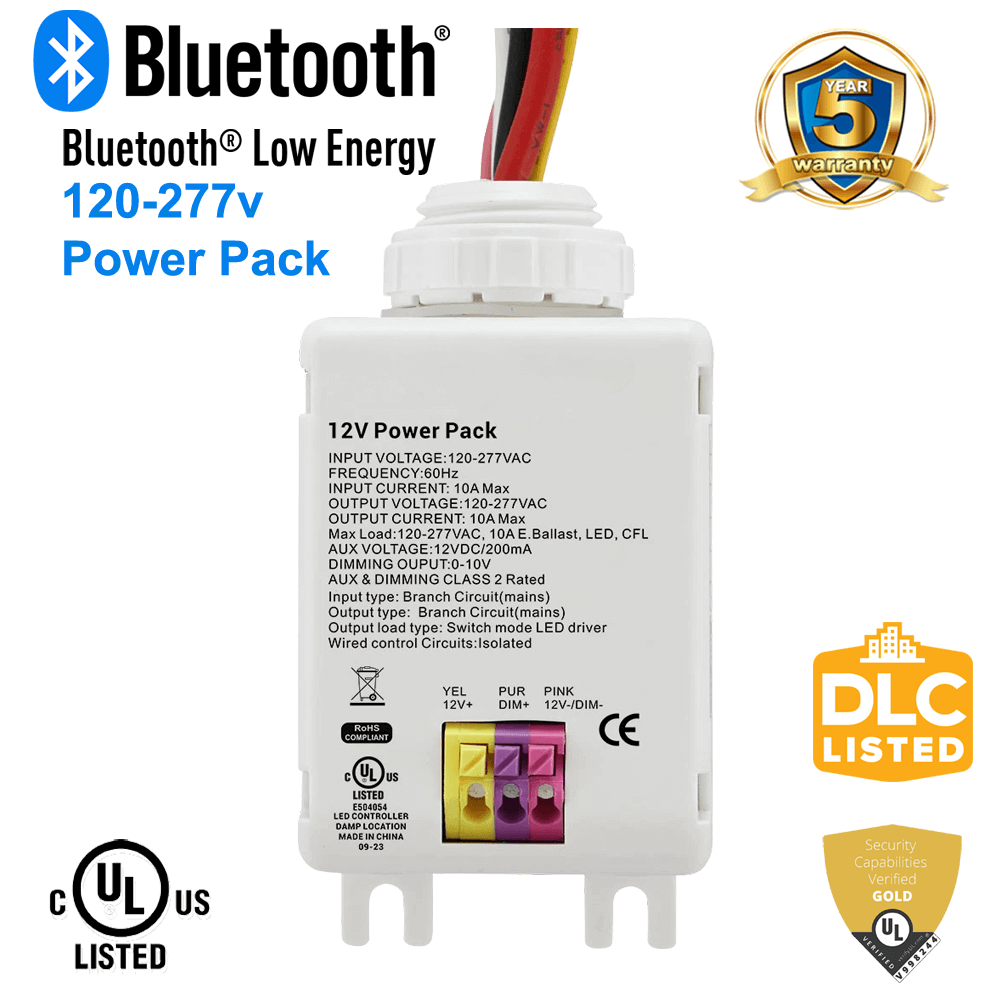 Power Pack For Networked 120-277v Wireless Lighting Controls 0-10v Dimming 12v Lead LNFPP-103S For LN Wireless Lighting Controls From LED Network