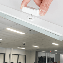 Sensor Receptacle for PIR or NLC Sensor FDPL-14BL-40-3CCT-120-347-D-PIR 1x4 Panel Light from LED Network