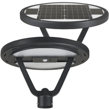 Solera SL-CPT-25L-40K-BK-G1 Solar Post Top Light For Walkways, Pathways, and Driveways. 2500 Lumens, 4000K. The Solar Panel Is Built Into The Top Of The Fixture, The Battery Is Inside The Fixture. It Also Features A Motion Sensor, Photo Cell, And Remote Control. Solera Is A Division Of Light Efficient Design. Commercial Solar Lighting from LED Network