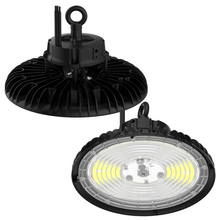Top And Lens Of Wattage Adjustable High Bay 150 200 240 Watts LED UFO 3K 4K 5K Smart Ready 0-10v Dimmable UL DLC From LED Network