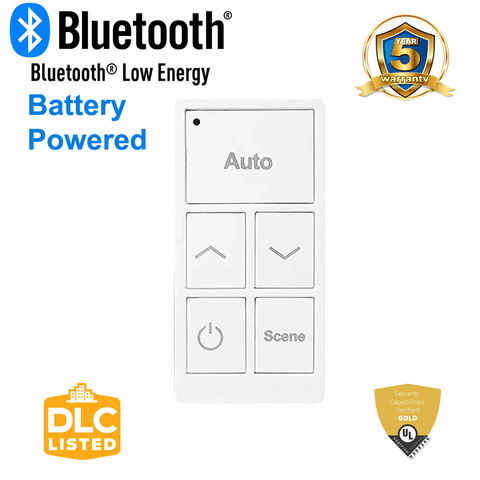 Wall Switch Wireless 5-Key Battery Powered Bluetooth Mesh LNWMS-1025 For LN Wireless Lighting Controls From LED Network