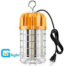 100 Watt LED Temporary Work Light 5000k 14500 Lumens 100-277v cETL Orange 2