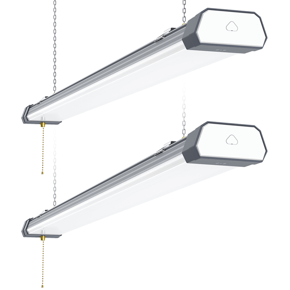 2 Pack 100watt Linkable 4' LED Shop Light 5000k 13000 Lumens cETL 120v