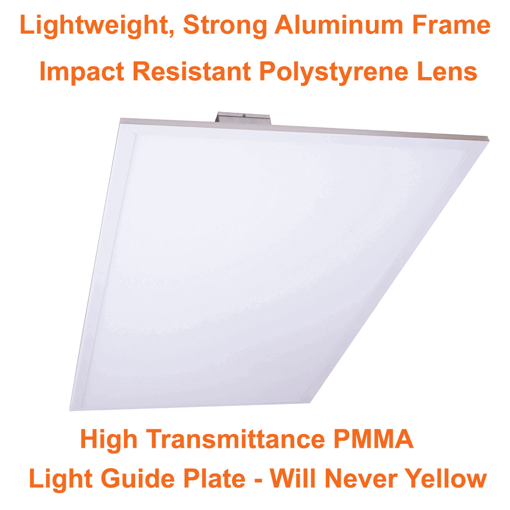 2x4 Edge Lit LED Panel Light 3 Wattage 3CCT 120-347v cUL Smart Wireless Network Controls Ready 1 3