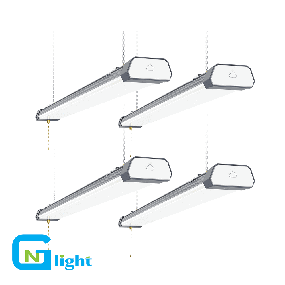 4 Pack 100watt Linkable 4' LED Shop Light 5000k 13000 Lumens cETL 120v 2