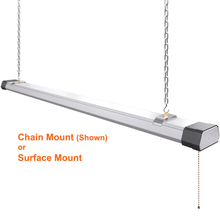 Chain Mount For 4 Pack 100watt Linkable 4' LED Shop Light 5000k 13000 Lumens cETL 120v
