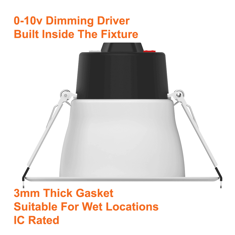 8 Pack 4" Pot Light LED Downlight 3 Wattages 3 CCT 120-347v cUL 4