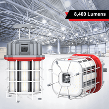 60 Watt Linkable LED Temporary Work Light Construction Light 5000k 8400 Lumens cETL 100-277v LED Network 7