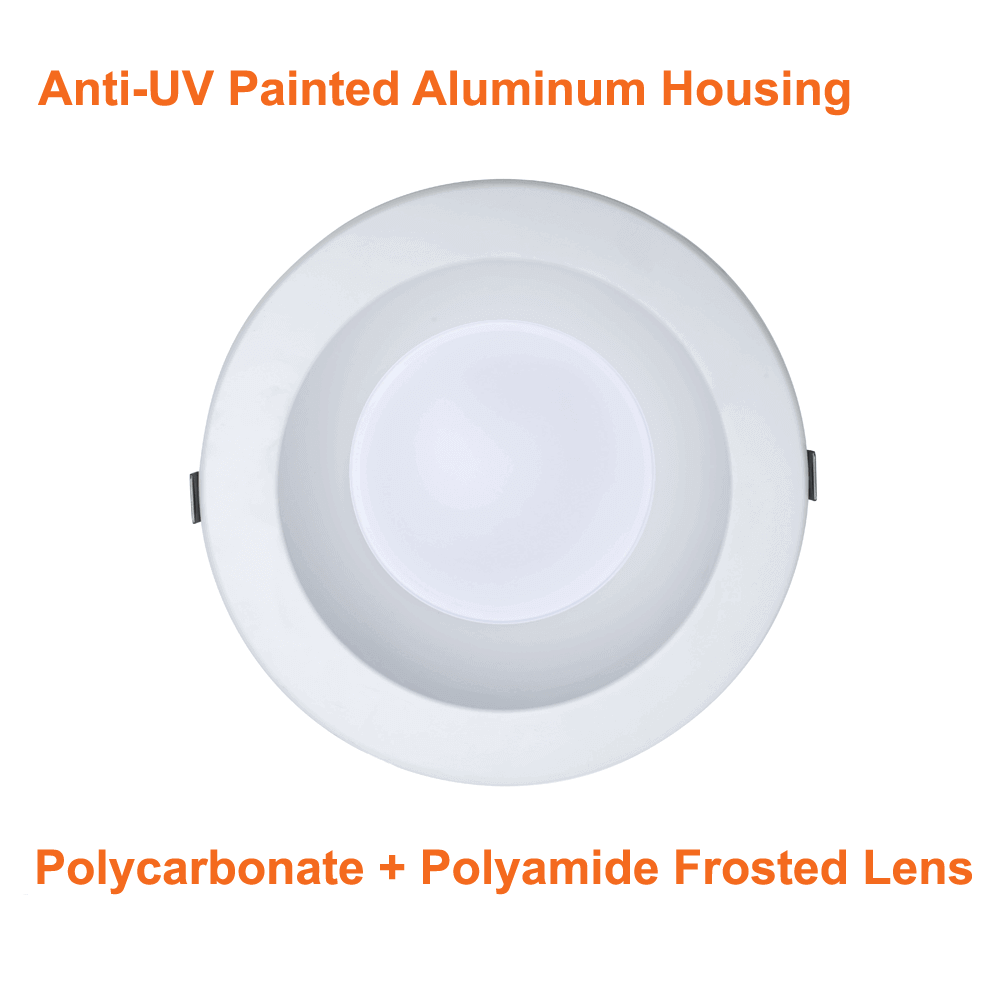 4 Pack 6" Pot Light LED Downlight 3 Wattages 3 CCT 120-277v cUL 5