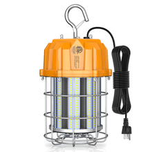 80 Watt LED Temporary Work Light 5000k 11600 Lumens 100-277v cETL Orange