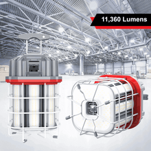 80 Watt Linkable LED Temporary Work Light Construction Light 5000k 11600 Lumens cETL 100-277v LED Network 7