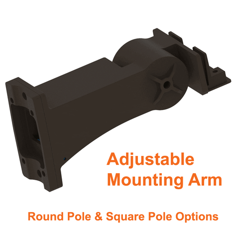 Adjustable Mounting Arm For 100watt Flood Light Parking Lot Light 3000k 15000 Lumens 120-347v cUL