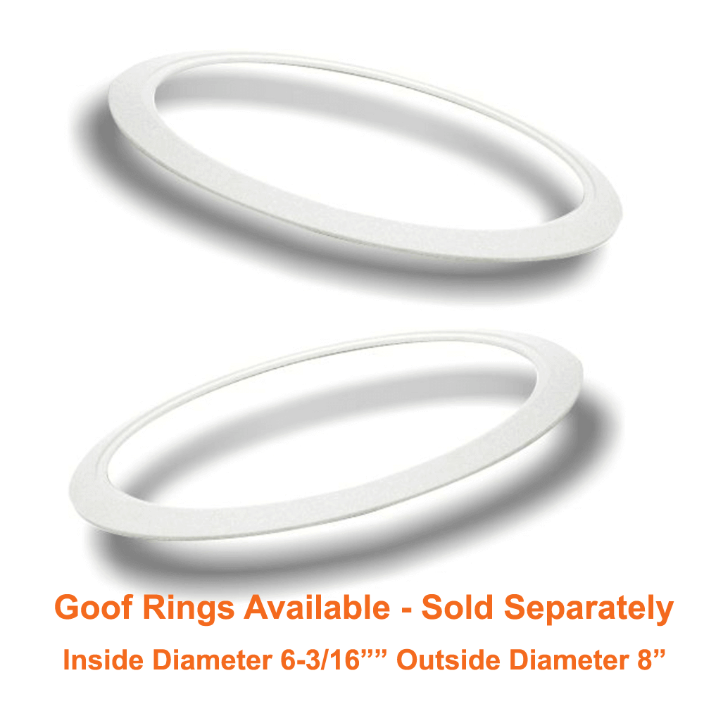 Goof Rings For Thin LED Pot Light 6 Inch Downlight 15watts 1125 Lumens 5CCT 120-347v cETL Dimmable 