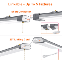 Linkable Connections Of 100watt Linkable 4' LED Shop Light 5000k 13000 Lumens cETL 120v