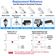HID Replacement Reference Guide For Light Bulb 30 Watts LED Corn Lamp 6000K 4200 Lumens 120-277v E26 UL Listed