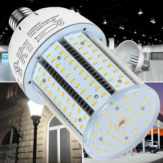 Light Bulb 30 Watts LED Corn Lamp 6000K 4200 Lumens 120-277v E26 UL Listed