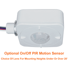Motion Sensor For 4 Foot LED Shop Light 3 Wattage Selectable 3500k 120-347v cUL 0-10v Dimmable