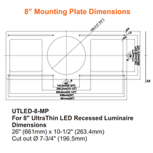 Mounting Plate For LED Pot Light 8 Inch Downlight