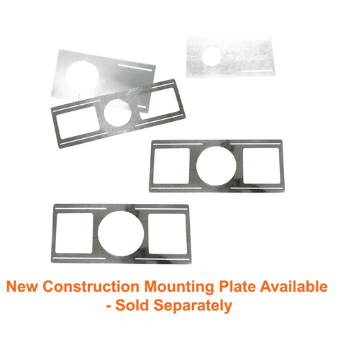 Mounting Plate For Thin LED Pot Light 4 Inch Downlight 10watts 600 Lumens 5 CCT 120v cETL Dimmable 