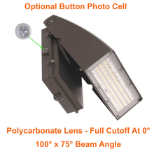 Photo Cell For Adjustable LED Outside Wall Light 60 80 100 Watts 3 CCT Selectable cUL 120-347v Dimmable