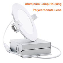 Thin LED Pot Light 4 Inch Downlight 10watts 600 Lumens 5 CCT 120v cETL Dimmable 3