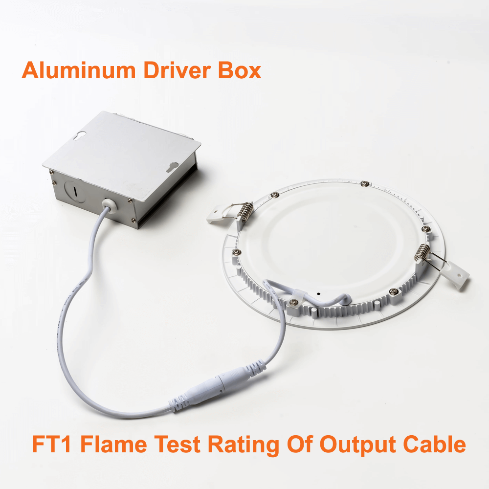 Thin LED Pot Light 4 Inch Downlight 9.5watts 600 Lumens 3000k 120v cETL Dimmable 4